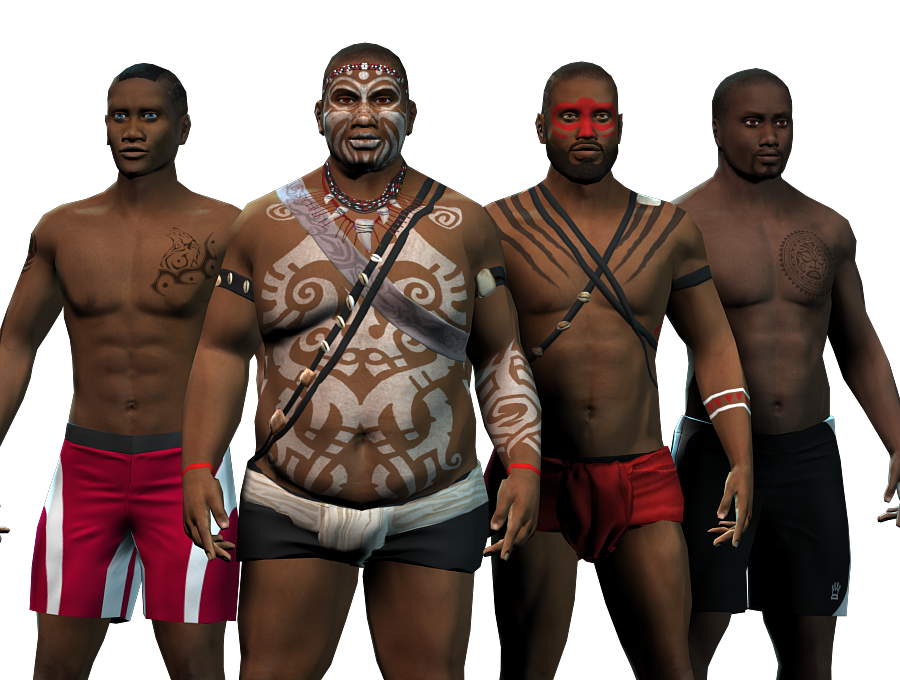 African Game Character